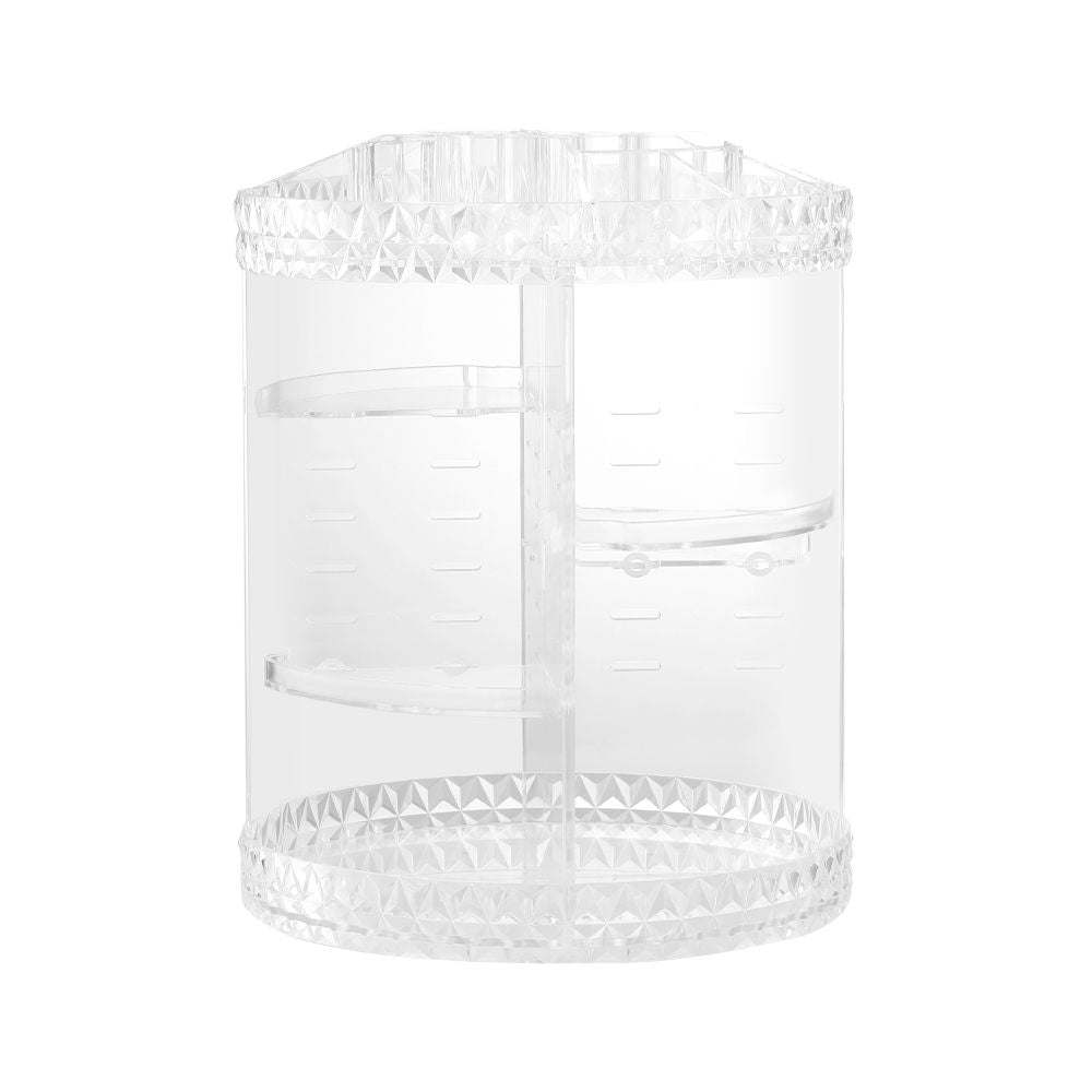 Rotating Acrylic Makeup Organizer, Cosmetic Storage Display Holder