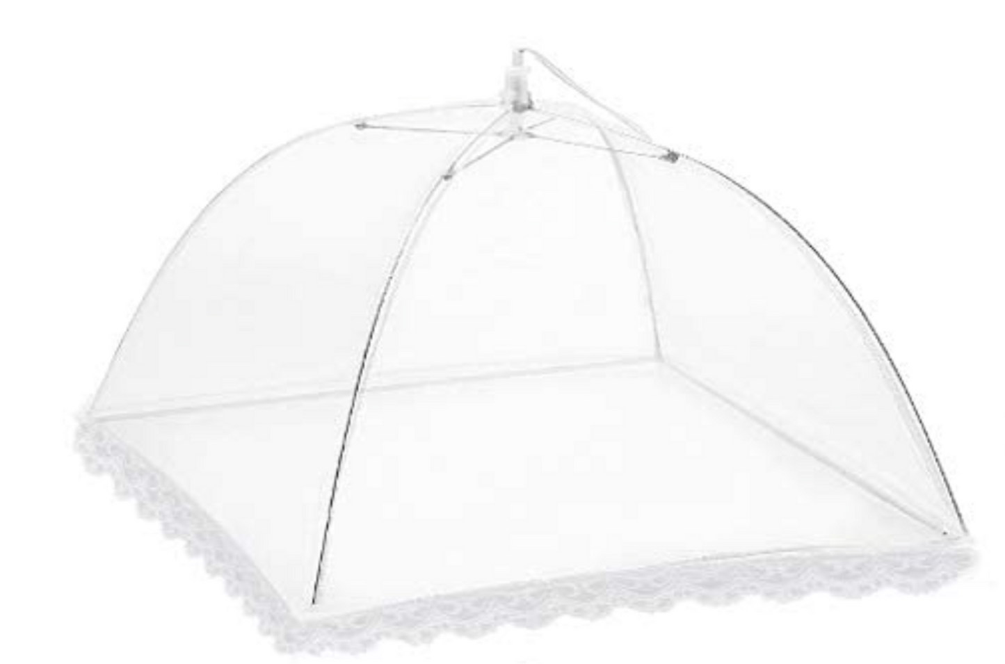 15 Inch Mesh Food Cover, Collapsible Lace Tent for BBQ and Kitchen Insect Protection