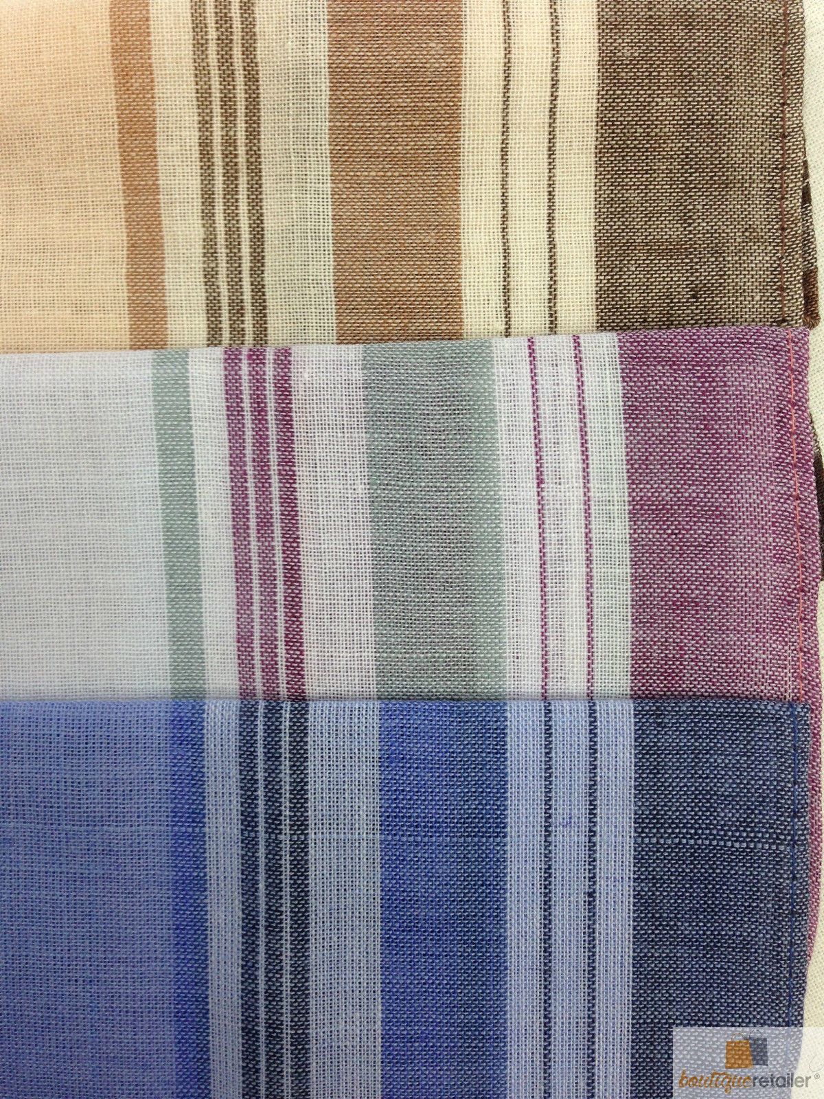 12 Pack Men's Cotton Handkerchiefs, 35 x 35 cm Pocket Square Hankies