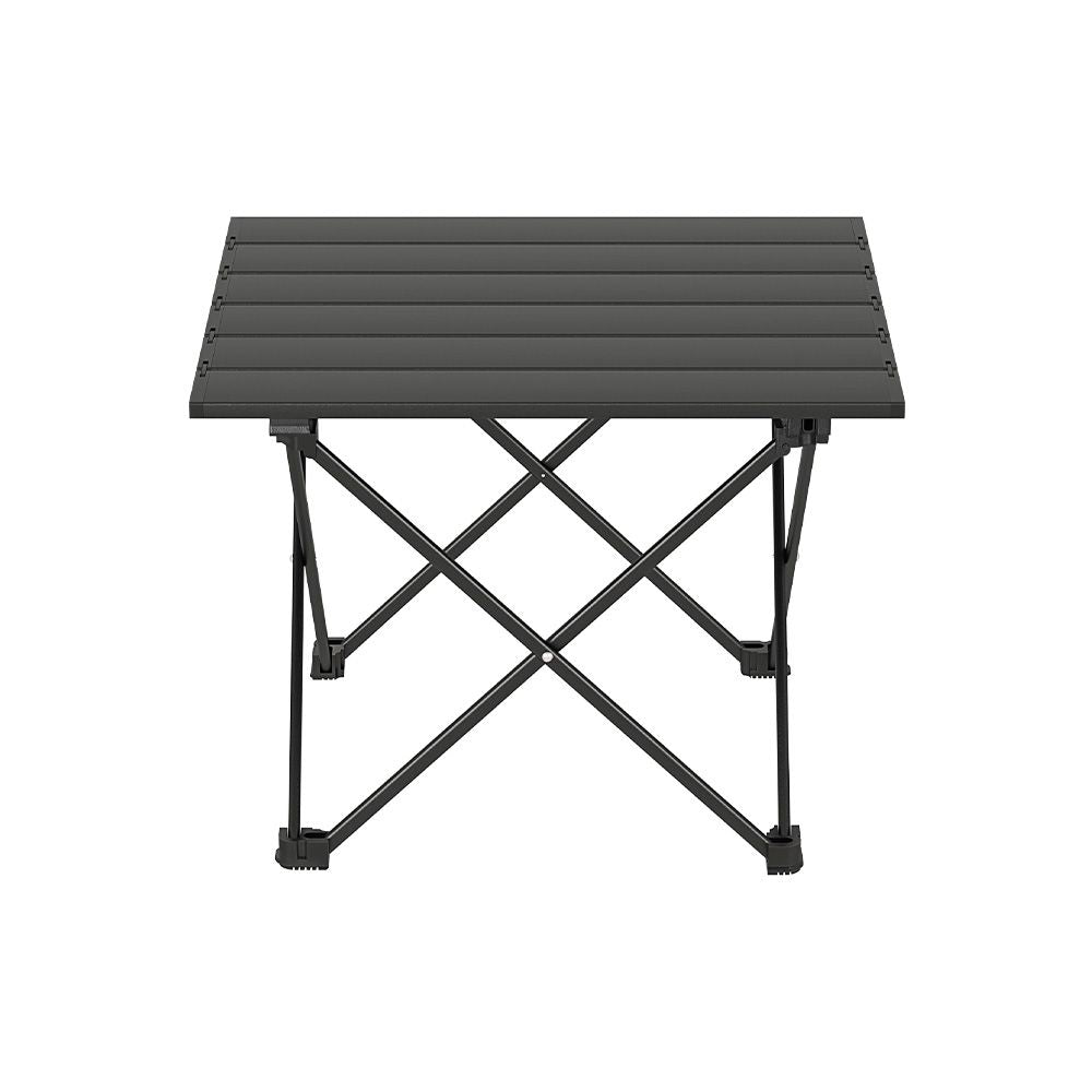Folding Camping Table 40 cm, Roll-Up Aluminum Picnic BBQ Outdoor Table