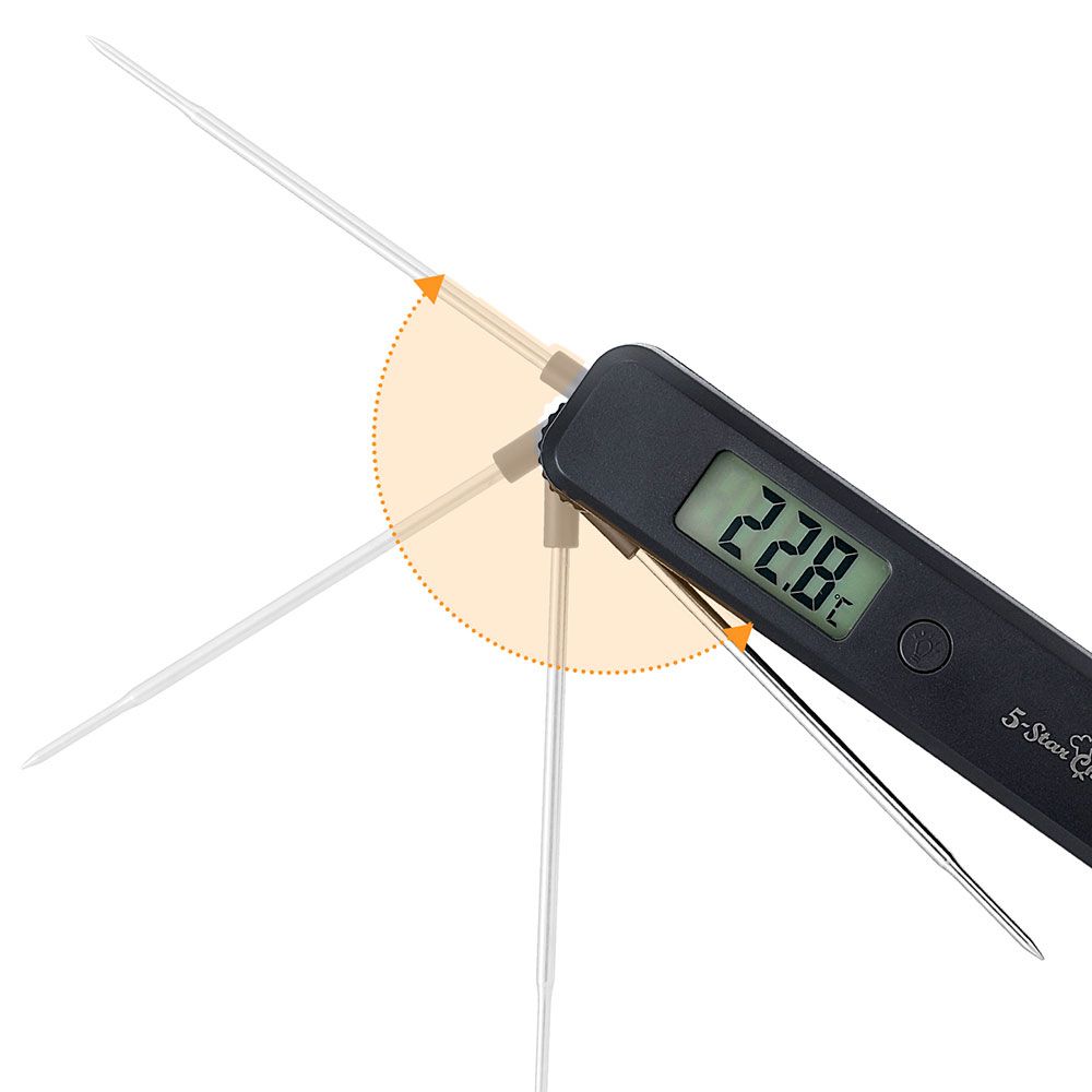 Digital Food Thermometer, Instant Read BBQ Meat Cooking Thermometer