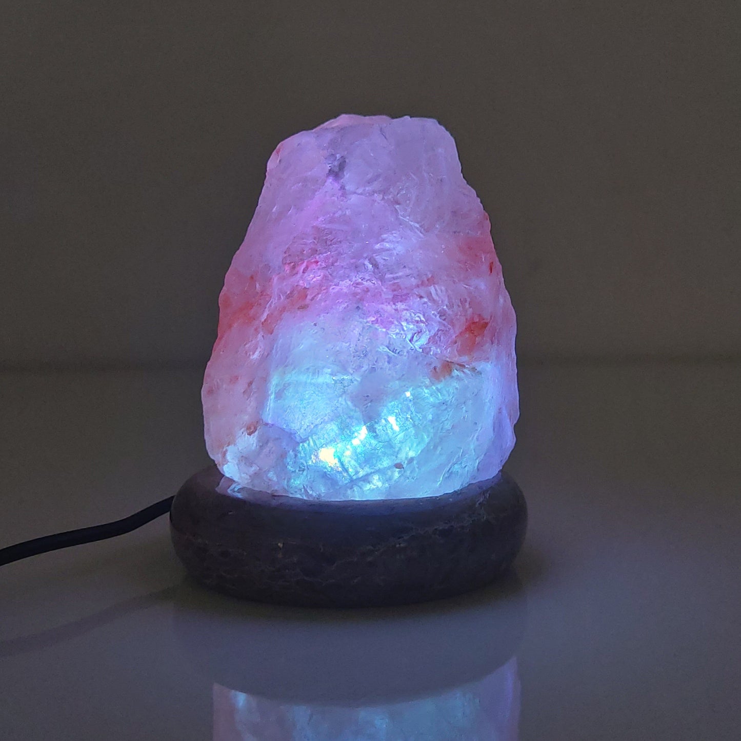 USB Color Changing Himalayan Salt Lamp, Pink Natural Rock LED Night Light