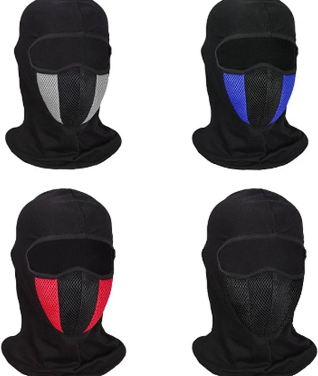 Balaclava | Neck Warmer | Bivouac | Face Mask | Motorcycle Cap | Skiing | Snowboarding | Motorcycling | Black/Gray