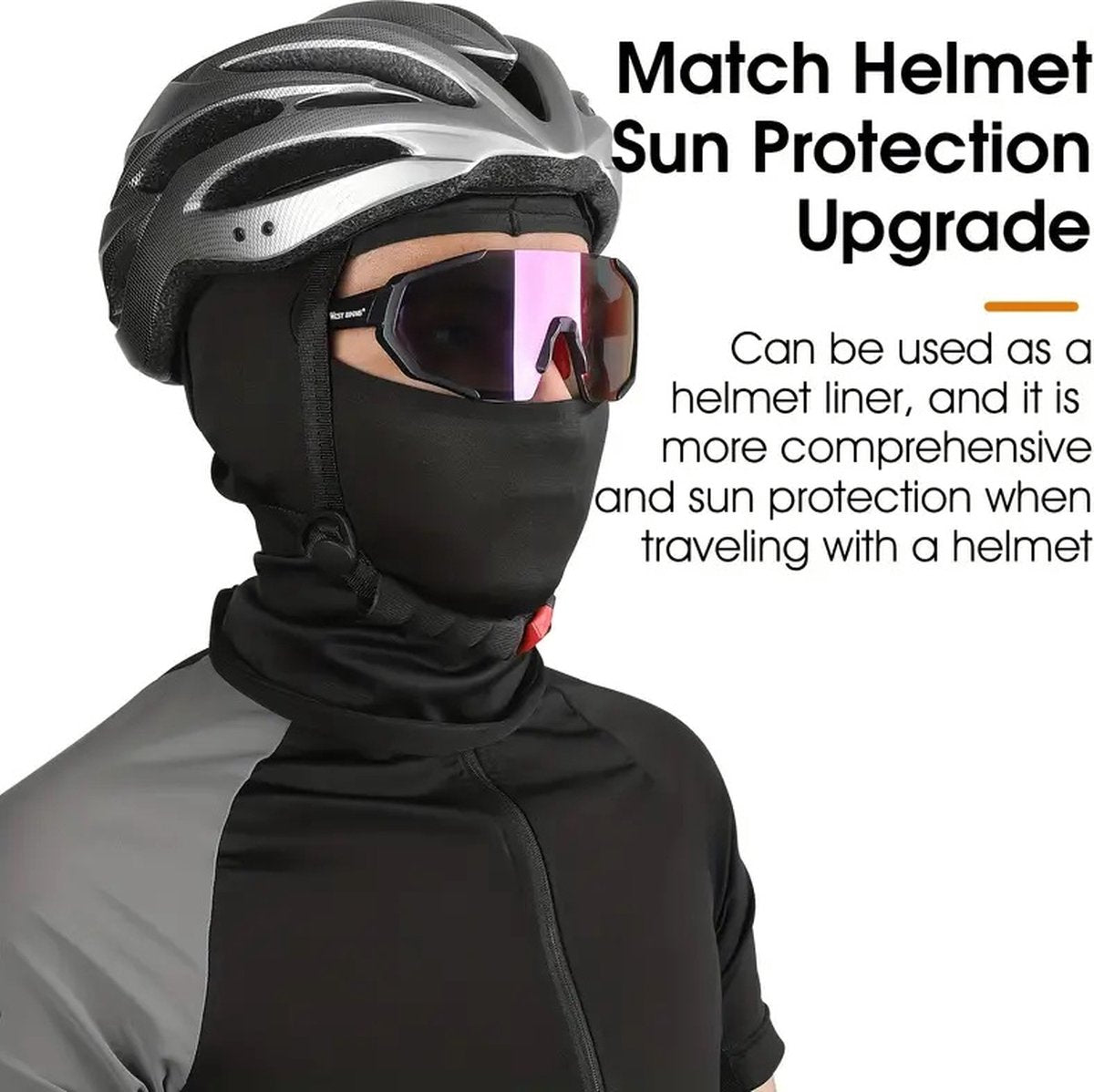 Multiuse Balaclava | Neck Warmer | Bivouac | Face Mask | Motorcycle Cap | Skiing | Snowboarding | Motorcycling | Grey
