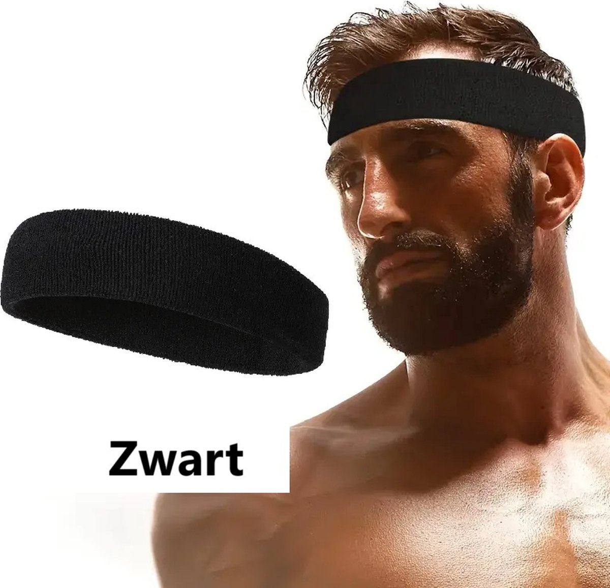 Headband | Headband | Sweatband | Sweatbands | Head | Sports band | Black