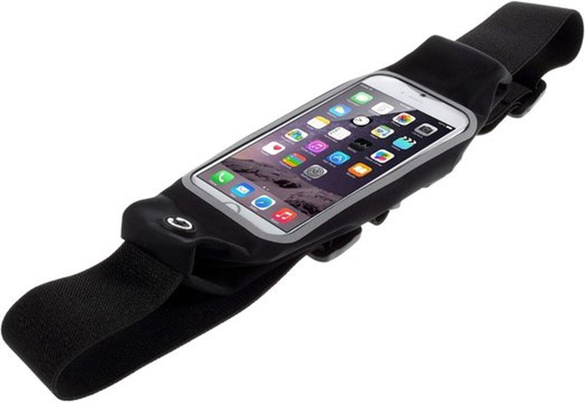 Sports Band Suitable for iPhone 6, 6s, and 7, 8 - Running - Sports - Waistband - Black