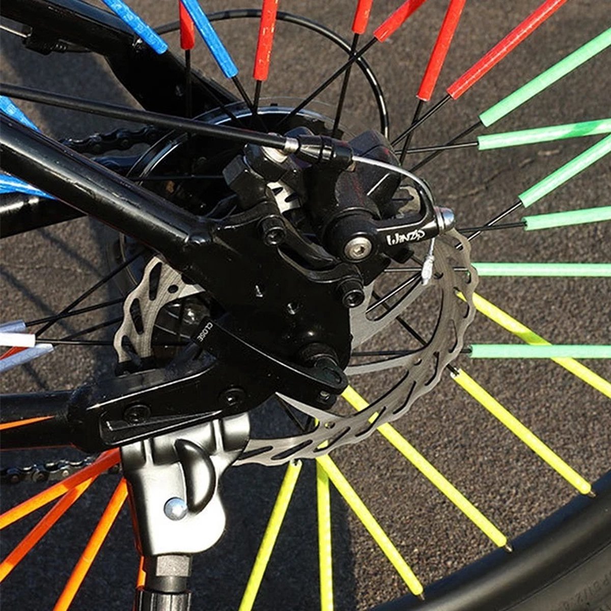 Spoke Bicycle Reflectors Bicycle Wheel 12 Pieces | Spoke Reflectors | Wheel Reflectors | Glow In The Dark | Yellow