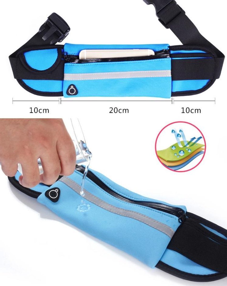Waist bag - Sports - Fitness - Running - Adults - Neon yellow