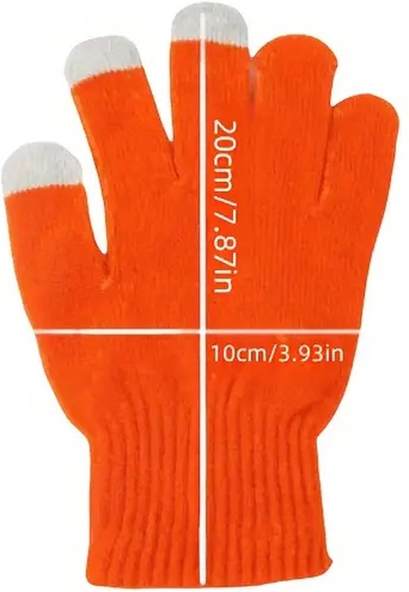 Touchscreen Gloves | Mittens | Touch Tip Gloves | Scandinavian Pattern | Unisex | For Adults | One Size | Blue