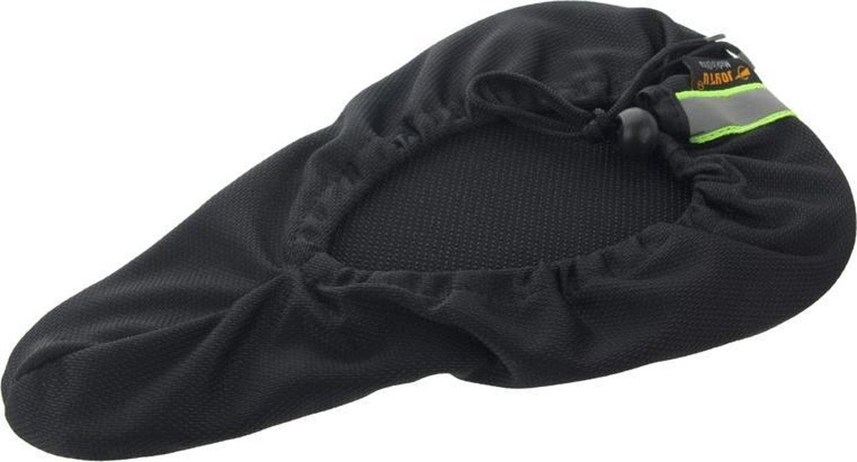 Note type!! 3D Silicone Lycra Nylon & Gel Pad Bicycle Saddle Seat Cover Soft Cushion Fits Types of Bikes (Black)