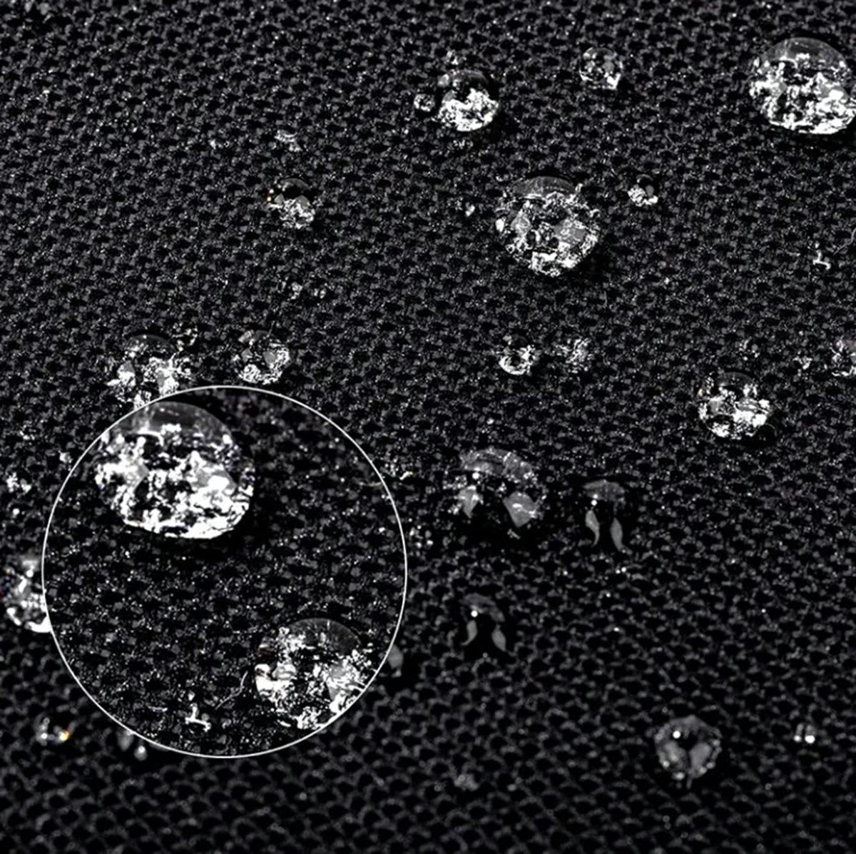 Waterproof Garden Set Protective Cover with Drawstring and Good Drainage - W242 x L160 x H100CM - Black Garden Furniture Cover - Garden Furniture Cover - Garden Set Cover - Lounge Set Cover - Garden Table Cover