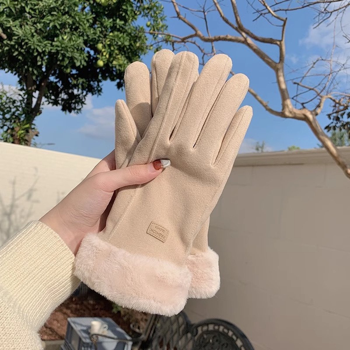 Winter Gloves - Touchscreen Winter Gloves - Winter Gloves - Warm - Women's - Windproof - Winter Gloves - One Size - For Cycling, Motorcycle, Scooter, Sports and Walking