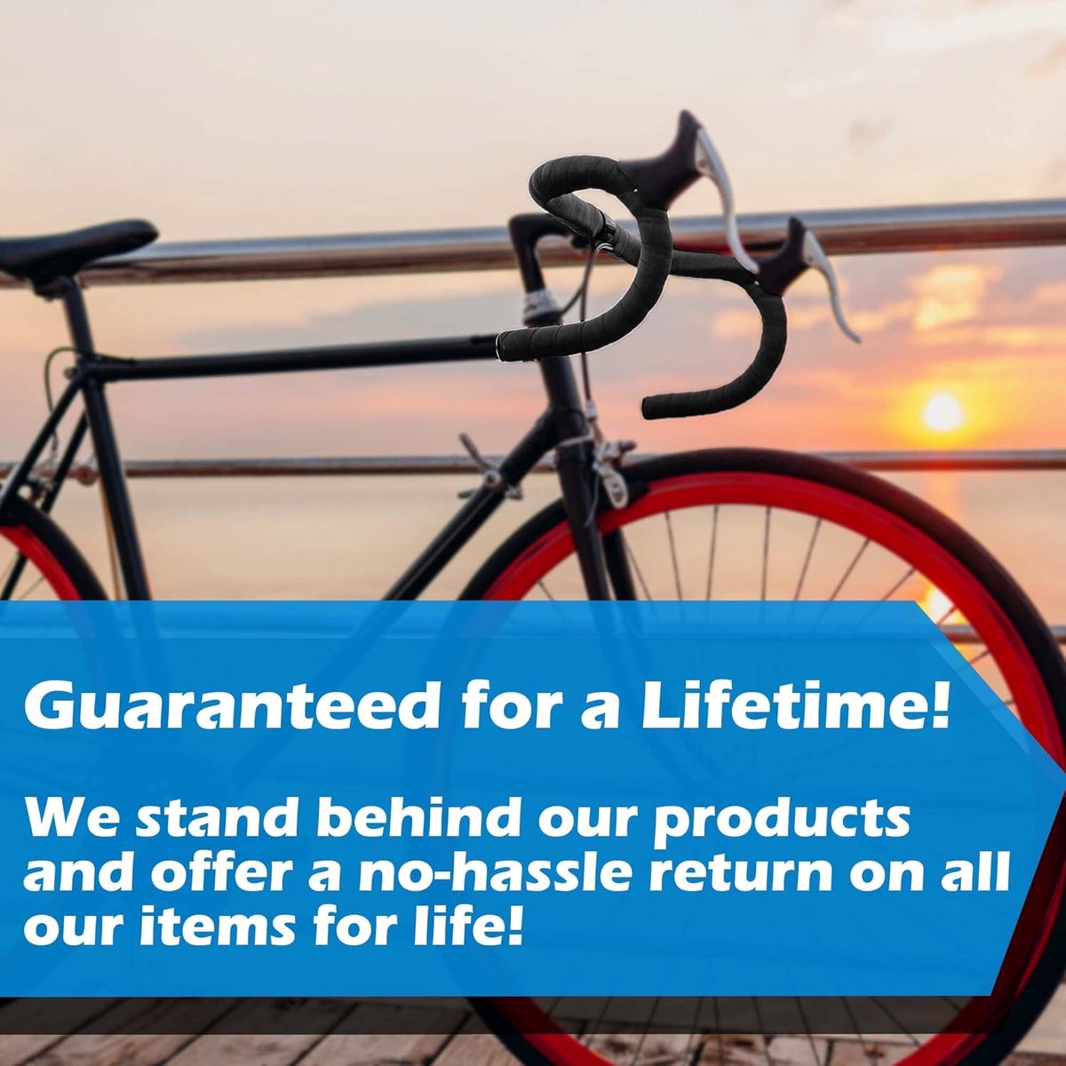 Handlebar Tape - Professional Self-Adhesive Handlebar Tape - High Grip and Shock Absorption - Anti-Slip - Cycling, Gravel Bike, Road Bike - Stretch Material - Universal - Ideal for Motorcycle / Bicycle / Scooter / Everyday Cyclists / Cycling Enthusiasts -