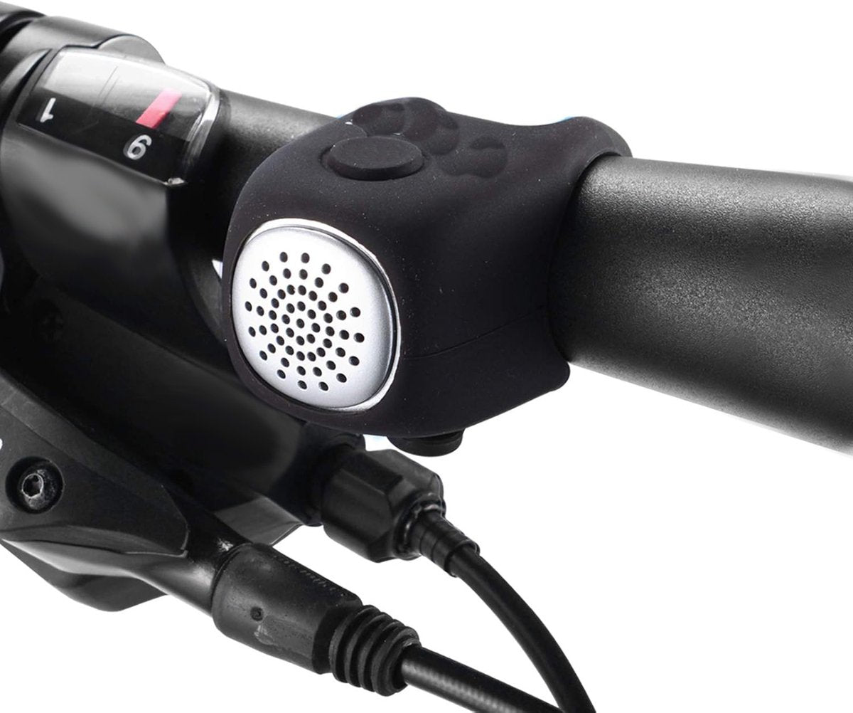 Bicycle Bell - Professional Electronic Bicycle Bell - Waterproof Electronic Bicycle Horn - Loud Bicycle Bell - Simple Mounting - Silicone - Universal - Ideal for Bicycle / Scooter / Everyday Cyclists / Cycling Enthusiasts