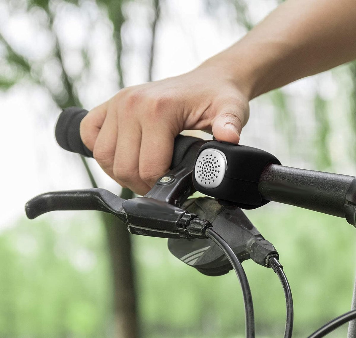 Bicycle Bell - Professional Electronic Bicycle Bell - Waterproof Electronic Bicycle Horn - Loud Bicycle Bell - Simple Mounting - Silicone - Universal - Ideal for Bicycle / Scooter / Everyday Cyclists / Cycling Enthusiasts