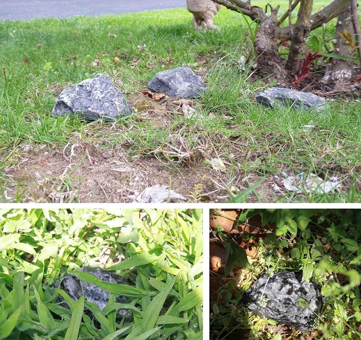 Fake Stone - Hollow Stone - Outdoor Hiding Place for House Keys - Plastic Fake Stone - Anti-Burglar - Security - Discreet - Safe Way to Hide a Key - Hide Keys in an Unfindable Hiding Place - 1 Piece