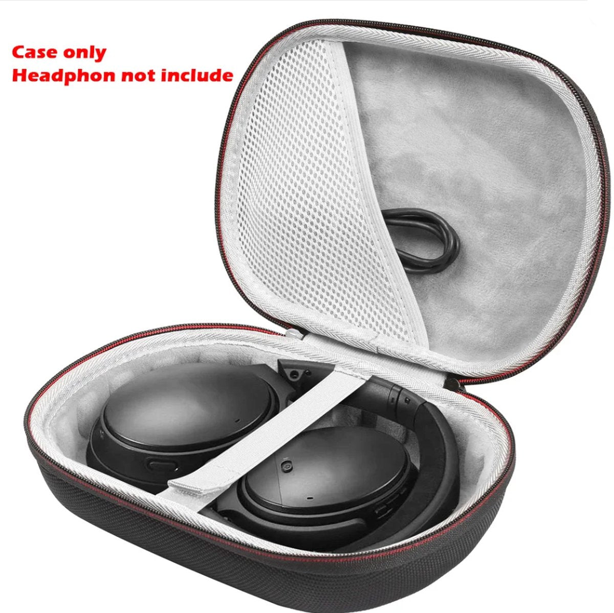 Headphone Case - Hard Protective Case - On-Ear/Over-Ear - For Most Brands/Bluetooth/HiFi/Wired Headphones/Gaming Headset - Headphone Case - Protective Case - Carrying Bag - Water Resistant - Shockproof - Earbud Storage Case - High Quality!