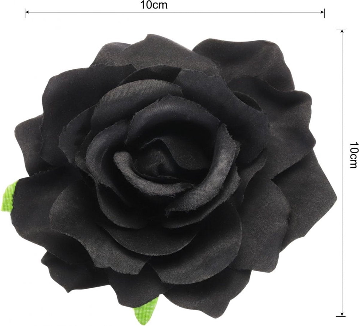 Luxury Hair Clips - 4 Premium Hair Clips - Flower Hair Clip - Women's Hairpins - Large Hair Clips - Hair Claw - Hair Clip - Hair Clip - Retro - Elegance - Add Charm - For Women - Gift for Woman - Black
