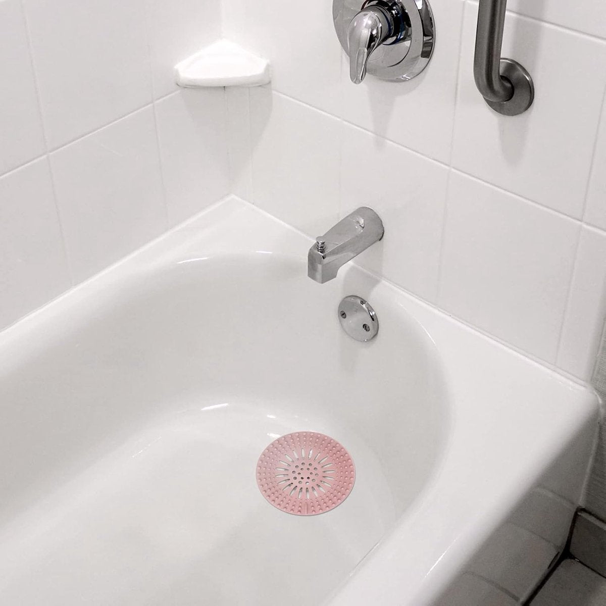 Silicone Drain Stopper - Sink Strainer - Shower Drain - 5-piece - Sink Stopper - Drain Strainer - Drain - Sink Plug - Universal Hair Filter - Hair Catcher - Drain Stopper - Large Displacement Bathroom Deodorant Drain - For Kitchen/Bathroom