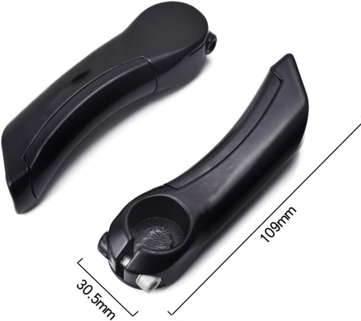 Bicycle Handlebars - 1 pair Assistant Handlebars - Professional Anti-slip Handlebars - Ergonomic Handlebar Set - Sturdy Bikegrips - Easy to mount - Lightweight - Universal - Ideal for Bicycles / Scooters / Everyday cyclists / Cycling enthusiasts