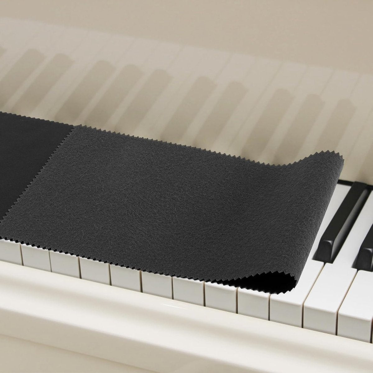 Piano Keyboard Dust Cover - Keyboard Protective Cover - Piano Dust Cover - Suitable for 88 Keys - Universal - Piano Protector - for Digital Electric Piano - for Electronic Keyboard, Digital Piano - Black