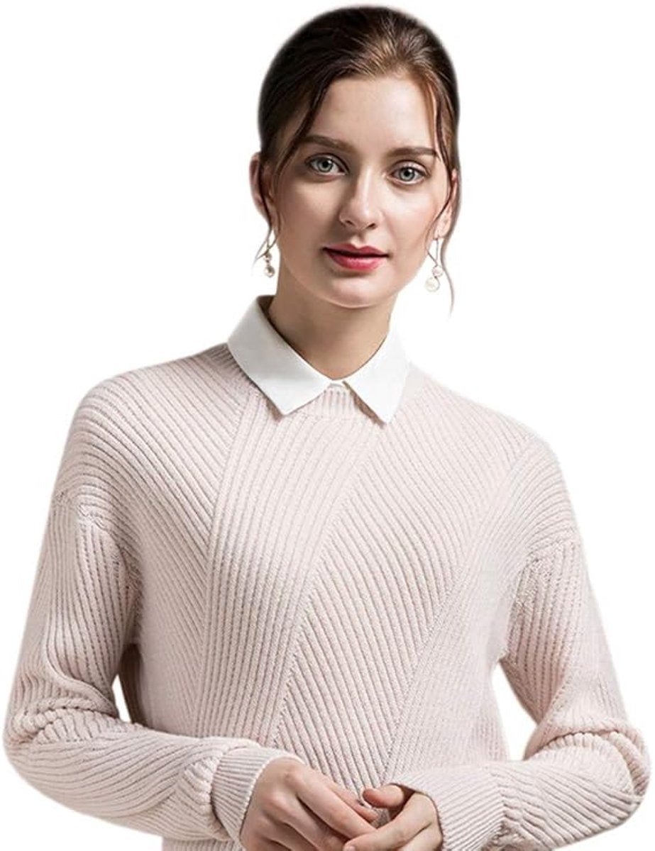 2 pieces - Women's Shirt Collar - Shirt Collar - Detachable Collar - Small Shirt Collar - Faux Detachable Collar - Detachable Pointed Collar - Small Collar - Pointed Collar - Shirt Replacement - Blouse - Adjustable - One Size - White