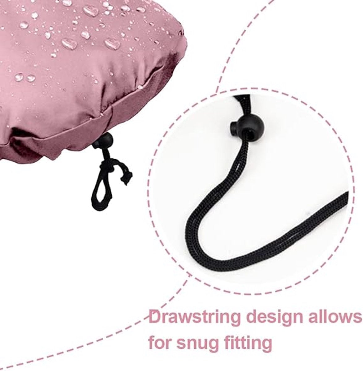 Bicycle Saddle Cover - Bicycle Saddle Cover - Waterproof Saddle Cover - Cover for Bicycle Saddle - Rain Cover - Saddle Cover - waterproof bicycle saddle cover - with drawstring - outdoor saddle cover - bicycle accessories - universal - rain and dust prote