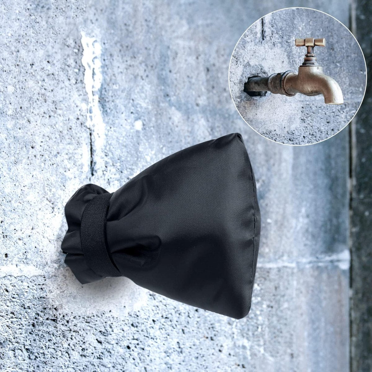 2 Pieces Frost Protection Cover - Frost protection cover for tap - Tap Freeze Cover - Frost-free Outdoor Tap Protection Cover - Outdoor Tap Covers - Frost Protection - Outdoor Tap Cover - Frost Protection for Facade Taps - Frost Cover - Anti-frost - Water