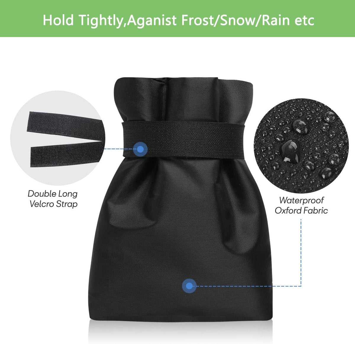 2 Pieces Frost Protection Cover - Frost protection cover for tap - Tap Freeze Cover - Frost-free Outdoor Tap Protection Cover - Outdoor Tap Covers - Frost Protection - Outdoor Tap Cover - Frost Protection for Facade Taps - Frost Cover - Anti-frost - Water