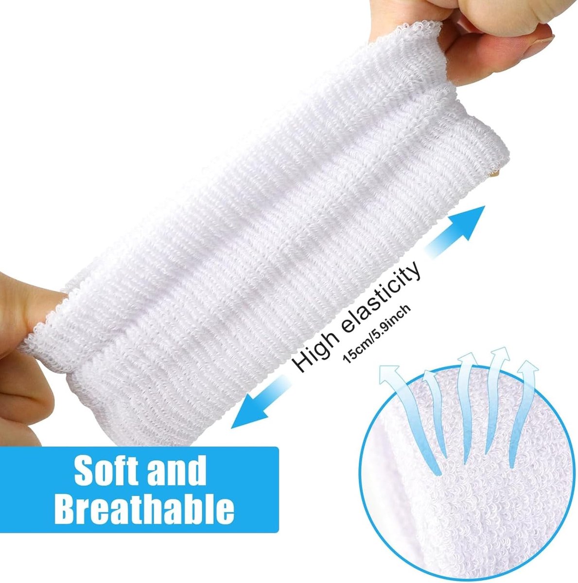 Sports wristband - 2 pieces Sweatbands - Sweatbands - Wrist - Wristbands - Wristbands - wrist headband - sports wristband - sports soft cotton wrist headband - absorbent terry cloth cuff - for gym tennis running basketball - White