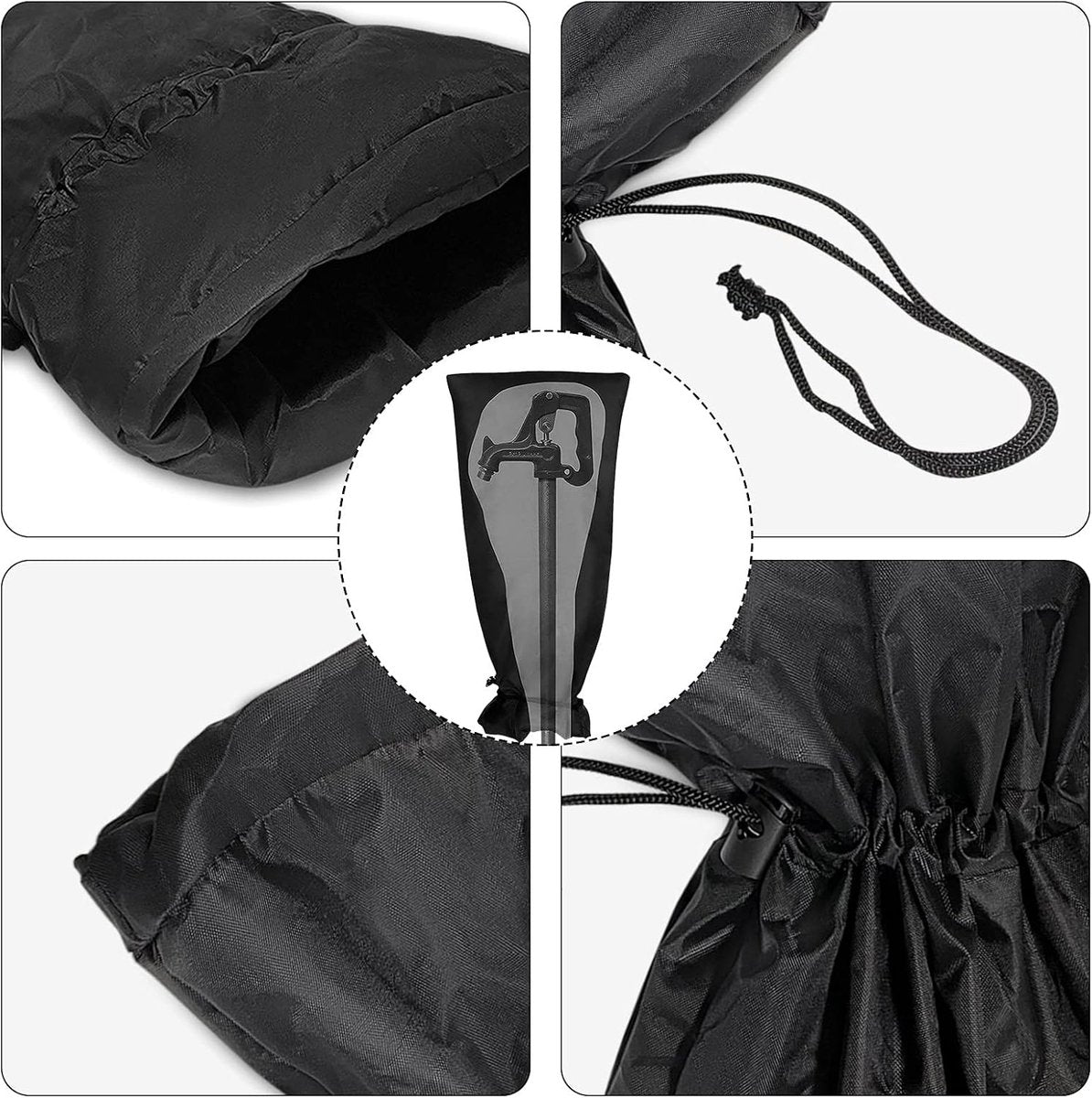 Frost Protection Cover - 51 × 20cm - Frost protection cover for tap - Tap Freeze Cover - Frost-free Outdoor Tap Protection Cover - Outdoor Tap Covers - Frost Protection - Outdoor Tap Cover - Frost Protection for Facade Taps - Frost Cover - Waterproof reus
