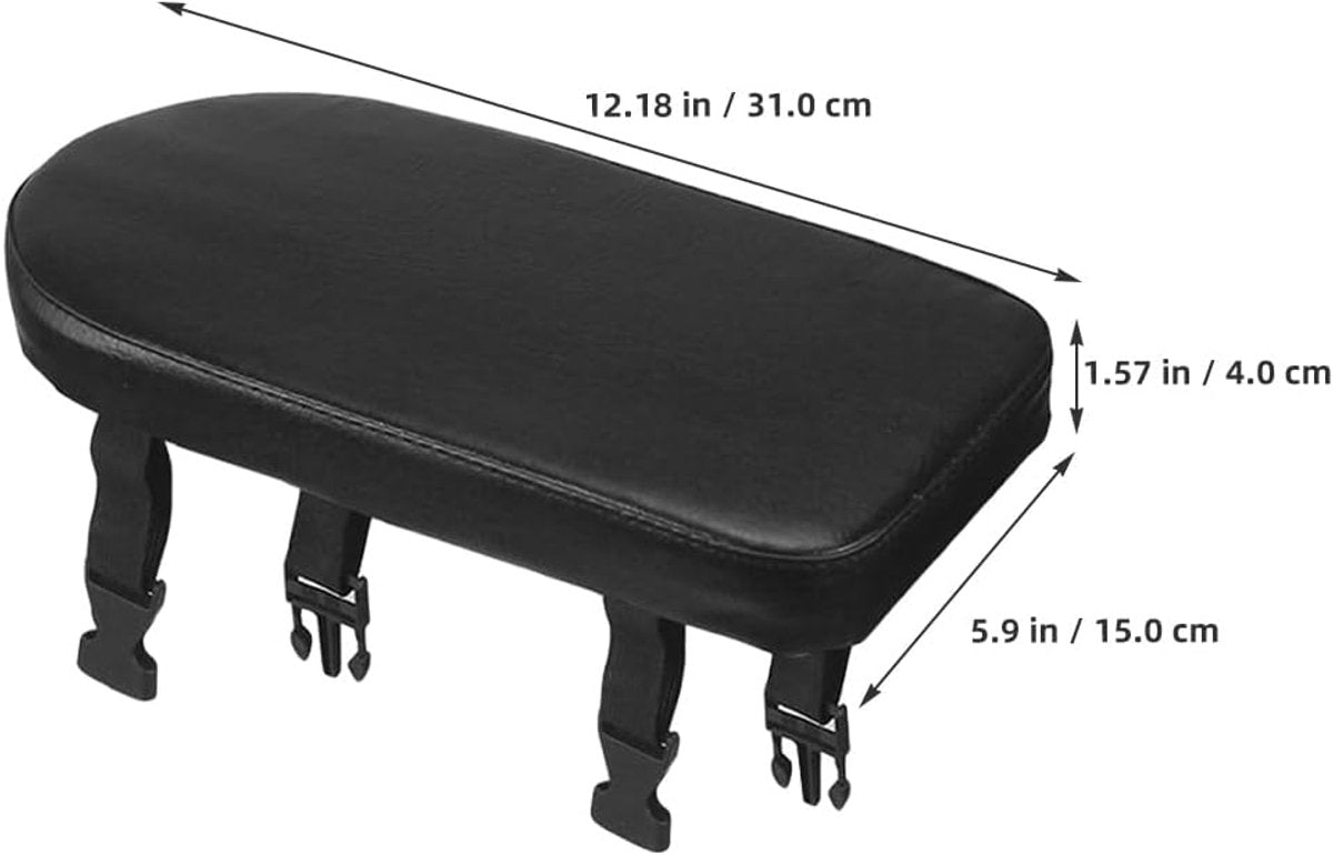 Bicycle Seat - Rear Bicycle Cushion - Luggage Carrier Cushion - Rear Seat Cushion for Bicycles - Replacement Seat Cushion - Bicycle Saddle Accessories - Bicycle Back Seats - Bicycle Accessories - for children and adults - 30*15 cm - black