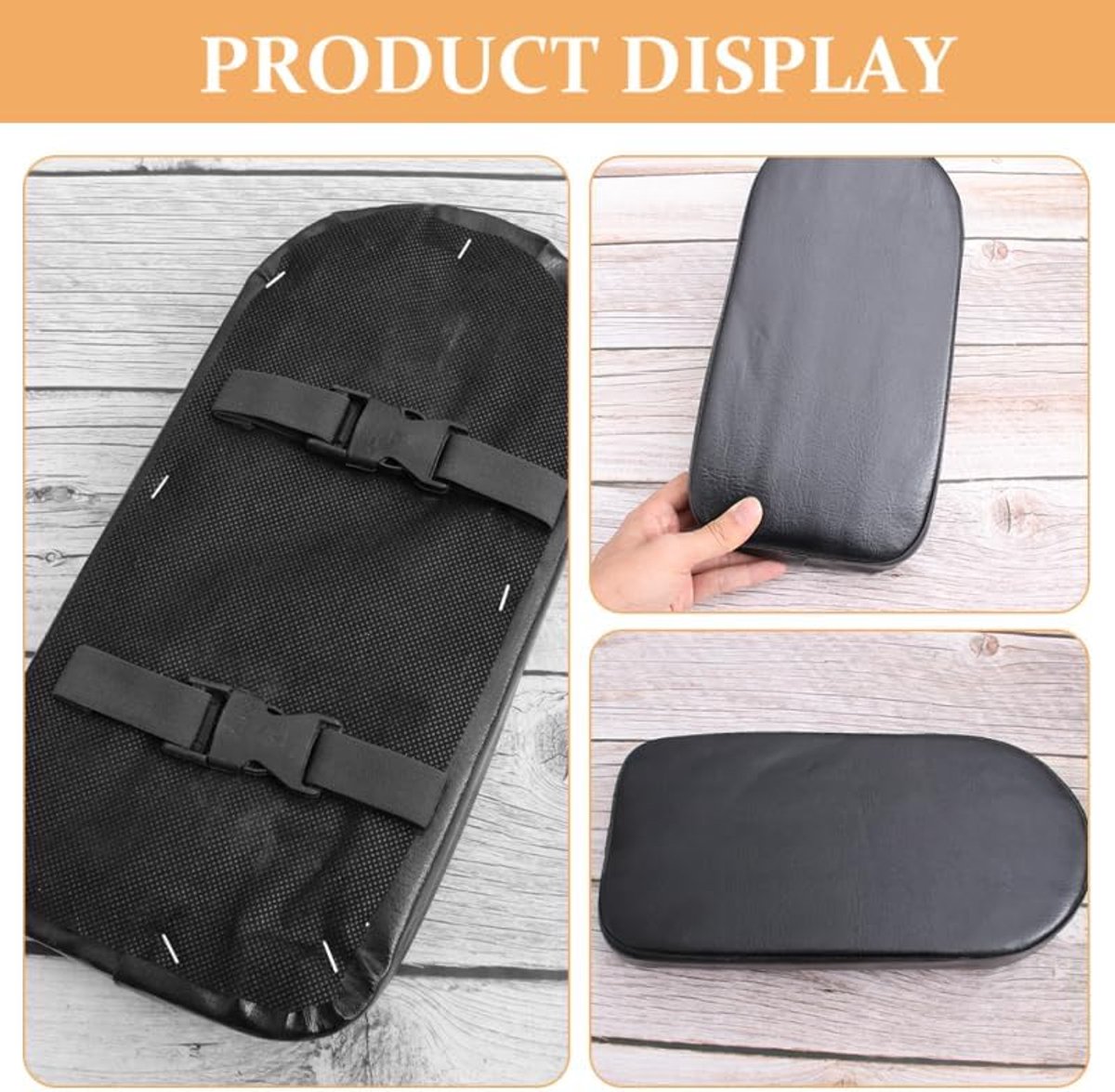 Bicycle Seat - Rear Bicycle Cushion - Luggage Carrier Cushion - Rear Seat Cushion for Bicycles - Replacement Seat Cushion - Bicycle Saddle Accessories - Bicycle Back Seats - Bicycle Accessories - for children and adults - 30*15 cm - black