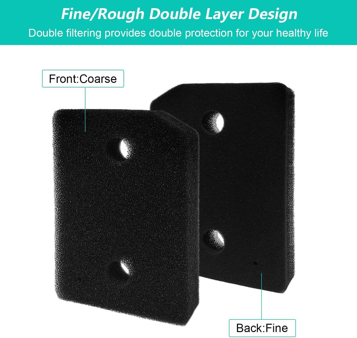 2 pieces - Filter dryer suitable for Miele - Dryer filters suitable for Miele T1 - Filter sponge foam - Filter - Dryer base filter - tumble dryer plinth filter - 210 x 155 mm