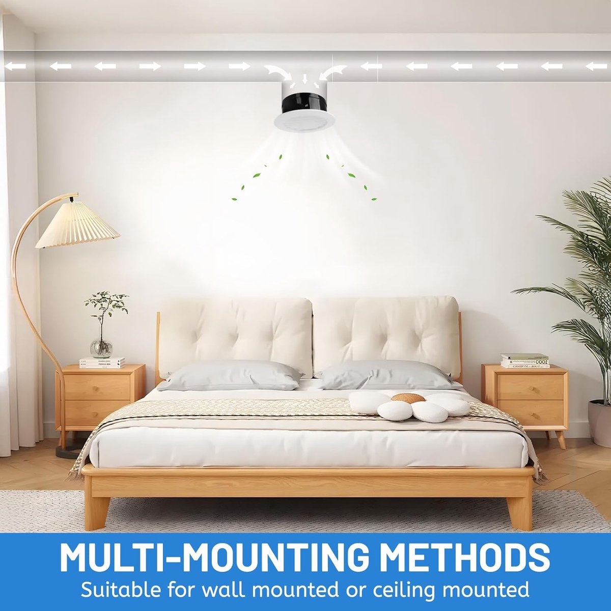 Ventilation grille - Round ventilation grille - Air grille - Louvered grille - plastic ventilation grille - 100 mm - ABS ventilation grille opening - for extractor fan - white