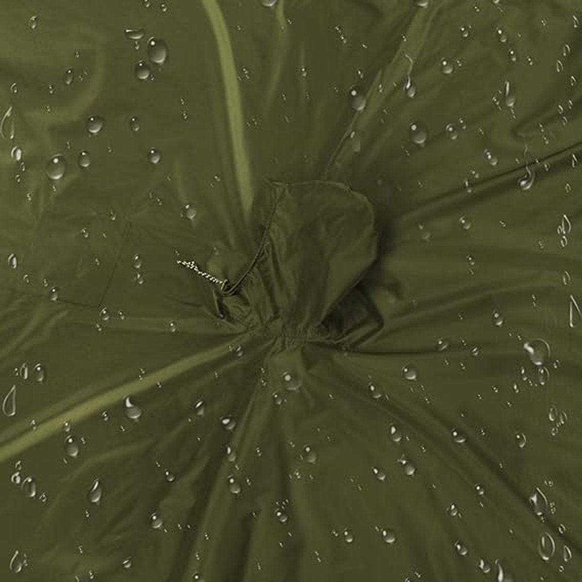 Poncho - Raincoat - 210*140cm - multifunctional waterproof rain poncho - Waterproof Rain Poncho - Cycling Poncho - reusable - raincoat with hood - rain poncho with chest pocket - with storage bag - for travel, hiking, camping, fishing - green