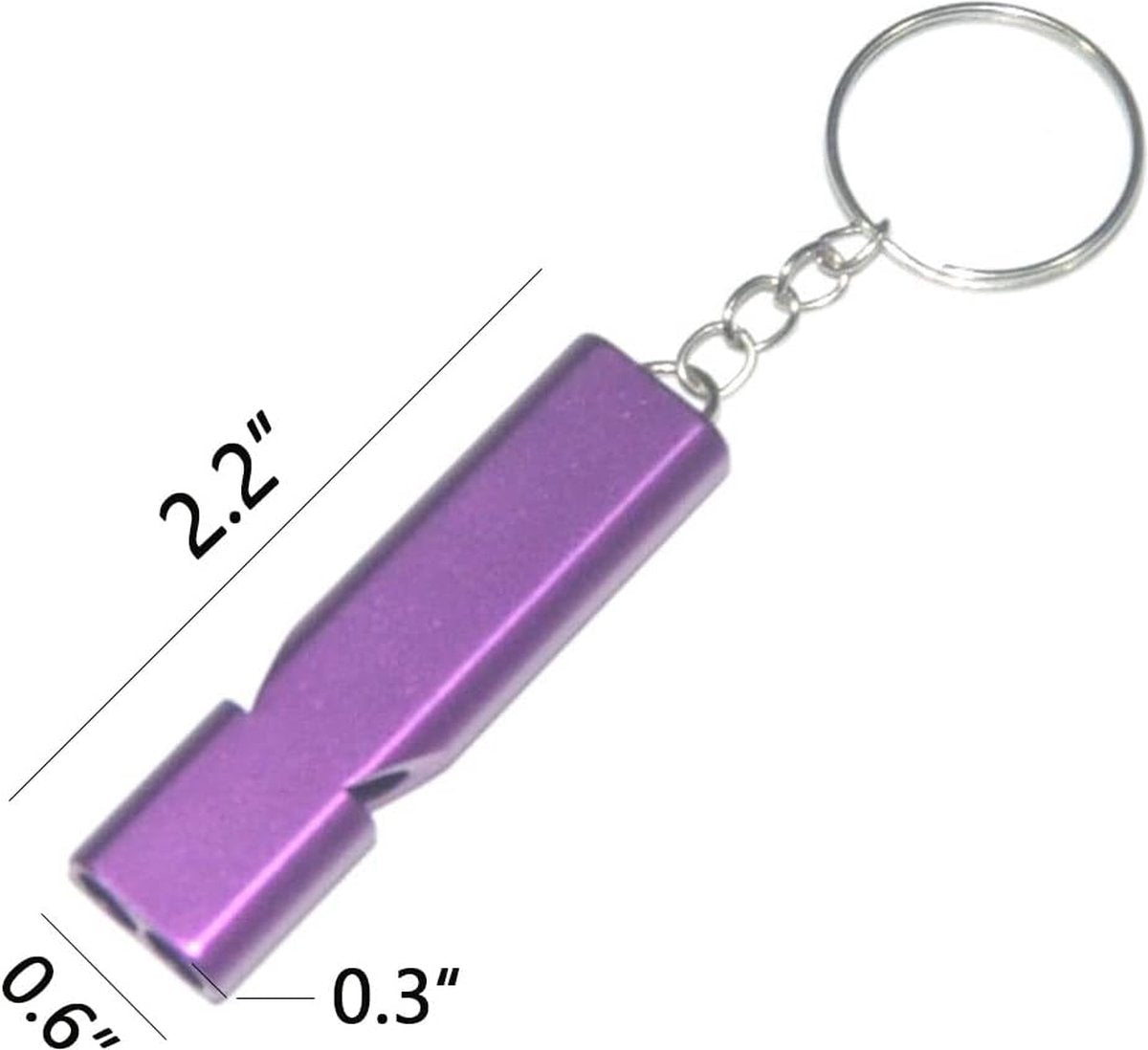 Emergency Whistle - 5 Pieces - Metal Whistle - Alarm Whistle - 120dB - Outdoor Equipment - Dog Whistle - Survival Whistle - Kids Rescue Signaling