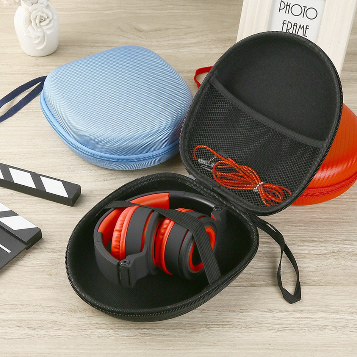 Headphone Case - Hard Protective Case - On-ear / Over-ear - For most brands / Bluetooth / HIFI / Wired headphones / Gaming headset - Headphone Case - Protective Case - Carrying Case - Waterproof - Shockproof - Earphones Storage Case - High Quality