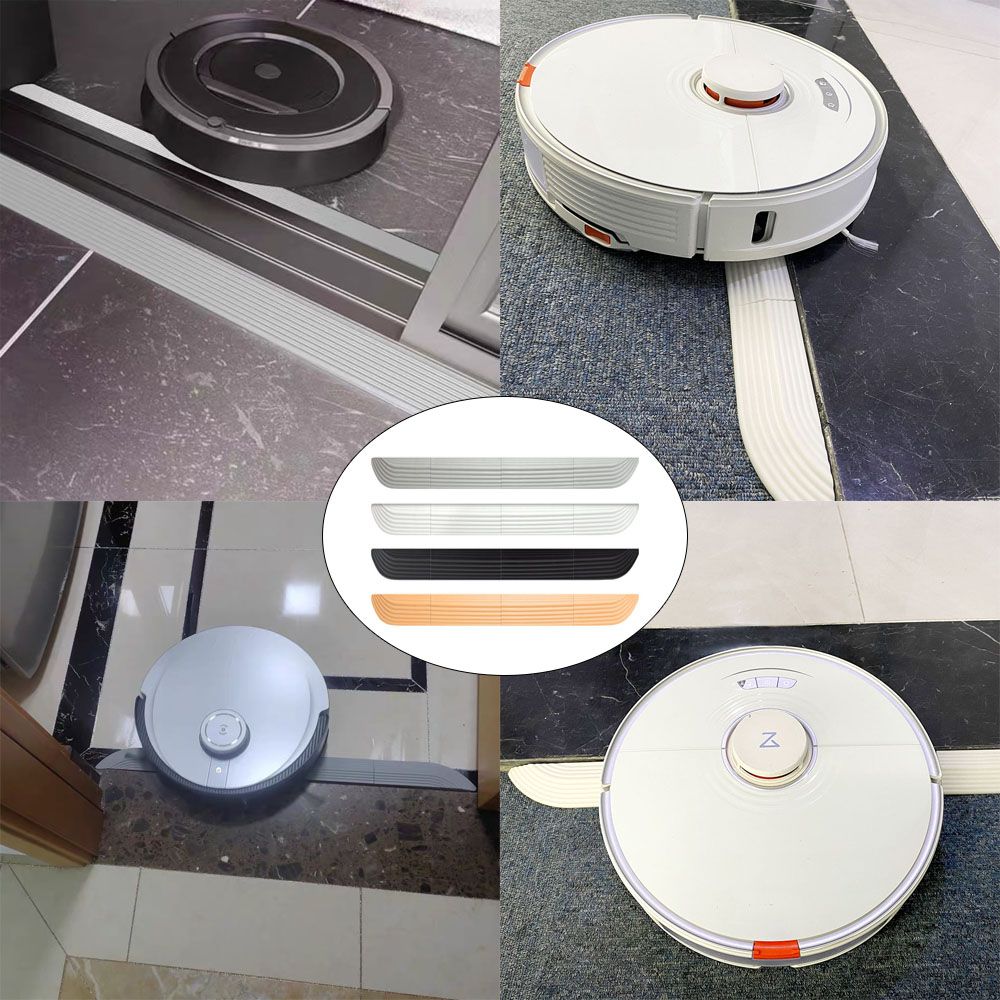 Robot Vacuum Cleaner Replacement Ramp, Gray Threshold Ramp for Doors