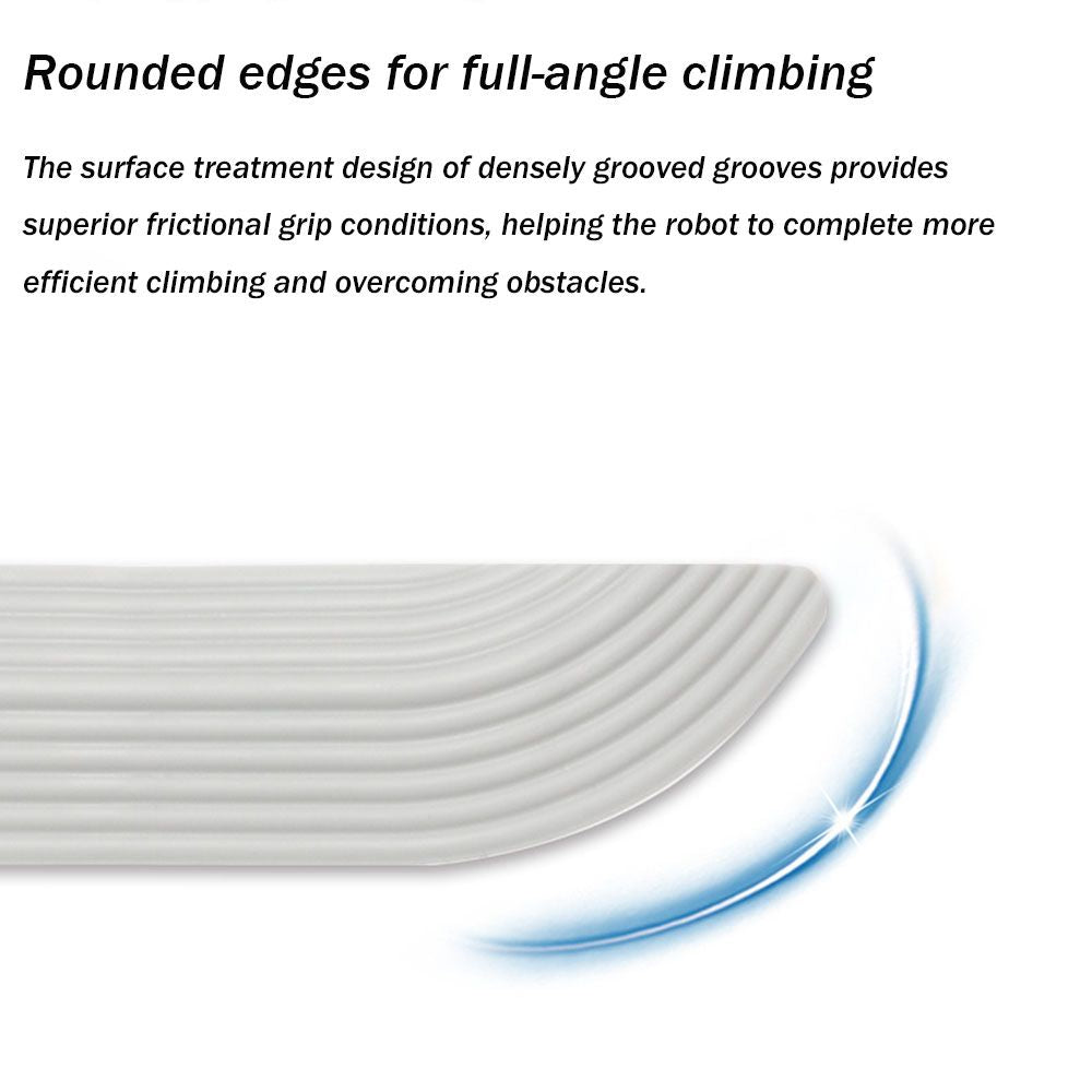 White Threshold Strip Compatible with Robot Vacuum Cleaner
