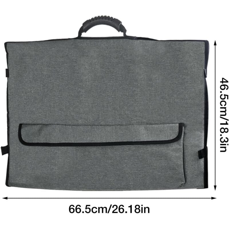 Monitor Carrying Case Compatible with 24-27 Inch Desktop Computer Monitors Protective Storage Bag with Handle