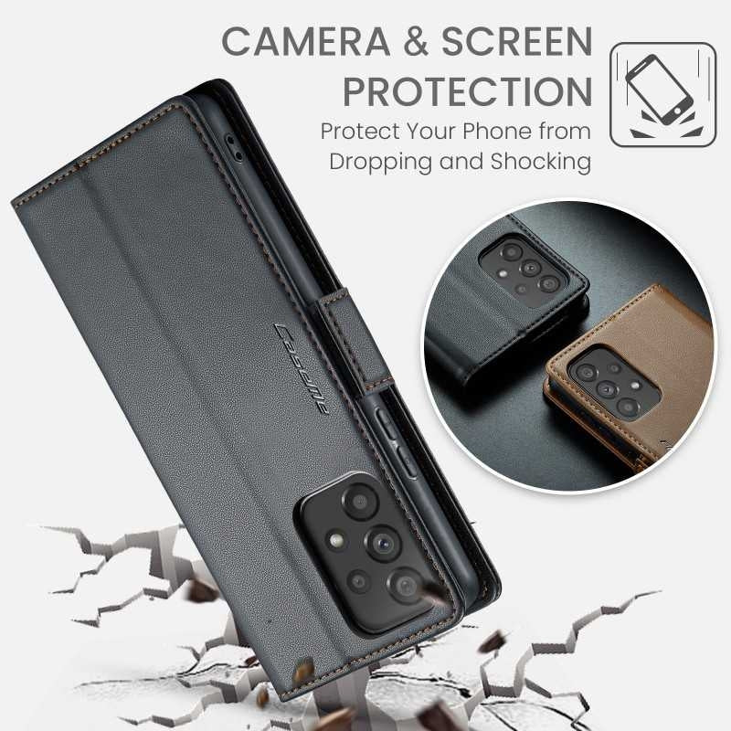Compatible with Samsung A53 5G Case CaseMe Skin Pro Protective Cover Black