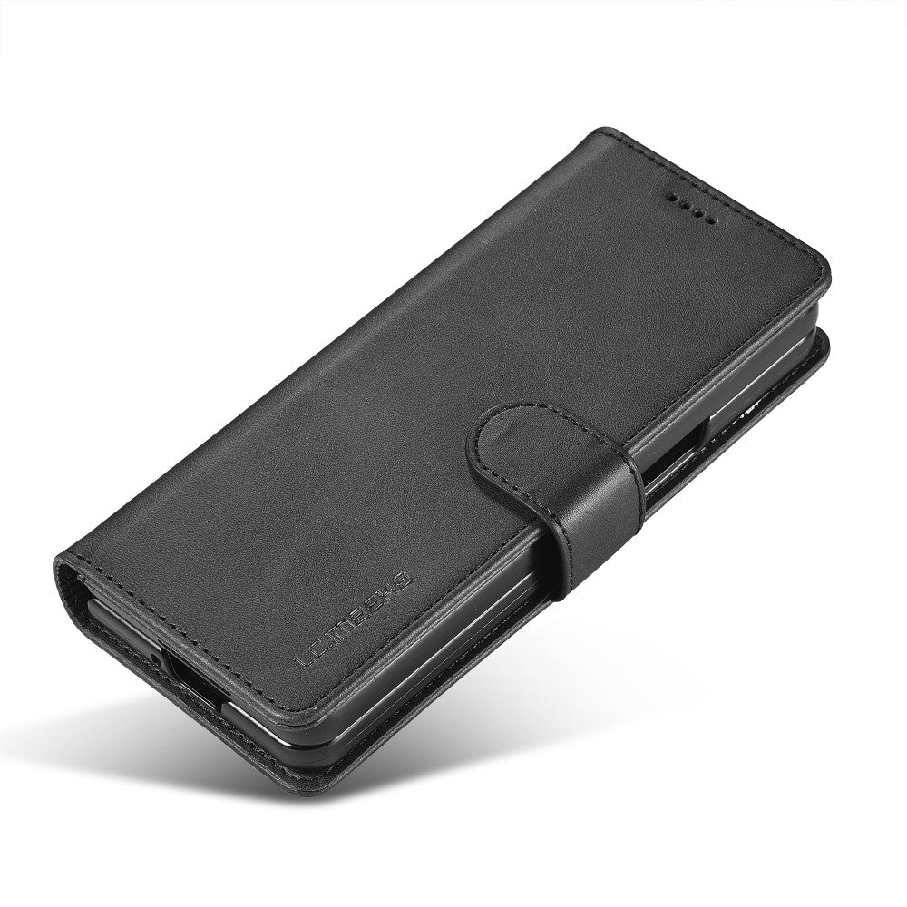 Compatible with Samsung Galaxy Z Fold6 5G Phone Case Cover with Kickstand - Black