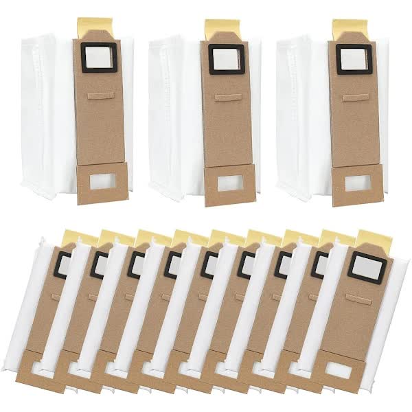 Vacuum Cleaner Bags for Roborock S7 S7 Plus S7 Max T7s T7s Plus, 12 Pack Replacement Compatible with Xin