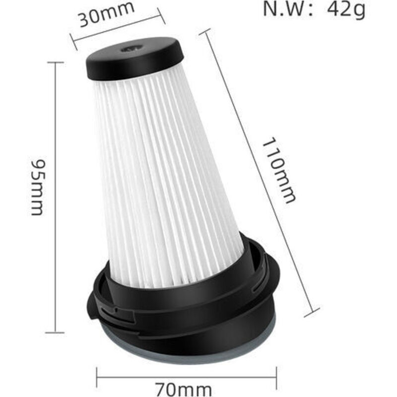 Rowenta X-Pert 3.60 RH72xxx Vacuum Cleaner Replacement Filter 4-Pack Compatible with X-Pert 160 ZR005202