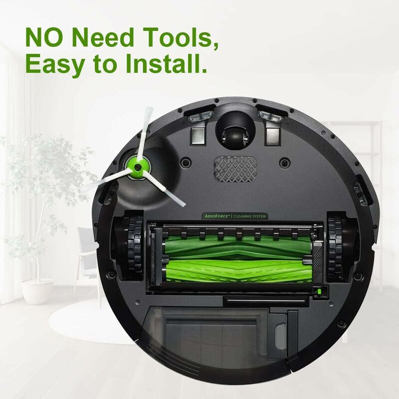 Compatible with iRobot Roomba E5 E6 i7 i8 i6 i4 Multi-Surface Rubber Brushes Vacuum Cleaner Accessories