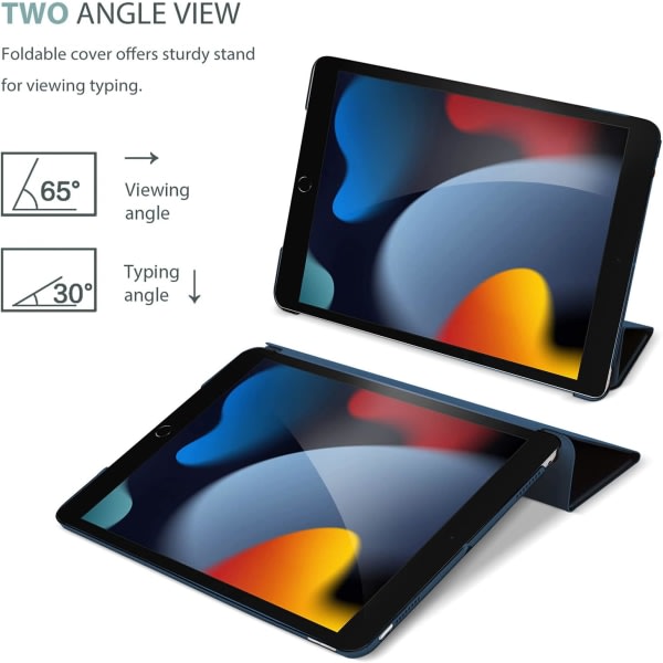 ProCase iPad 10.2 Case iPad 9th generation, hard back Blue