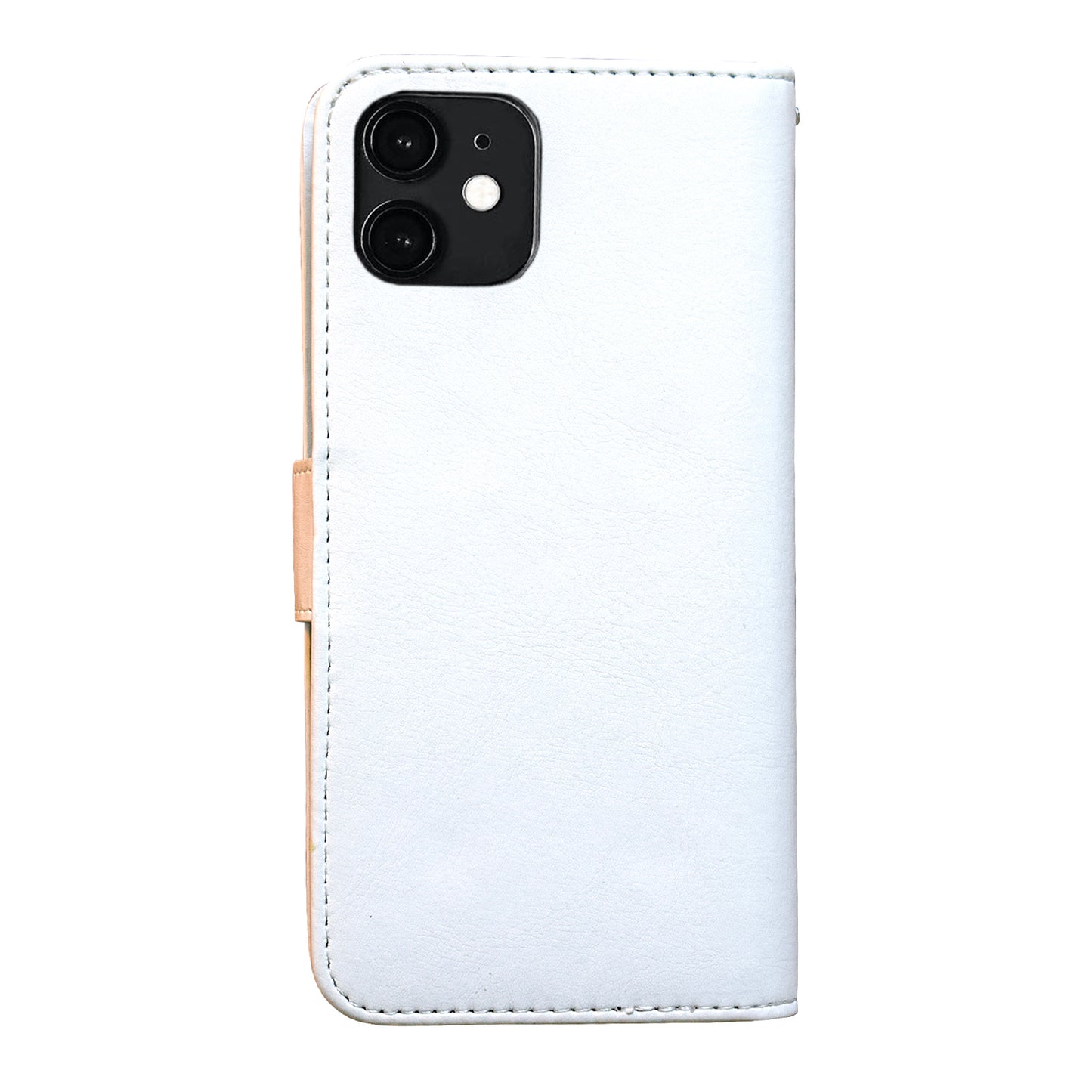 iPhone 12 Leather Case Protection Black Compatible with iPhone 12