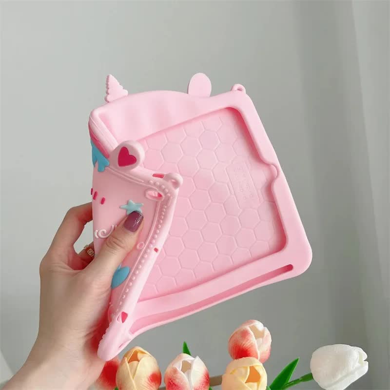 Compatible with Samsung Galaxy Tab S6 Tab A7 Lite A8 A9 Plus 11 inch Kids Unicorn Silicone Protective Case Samsung