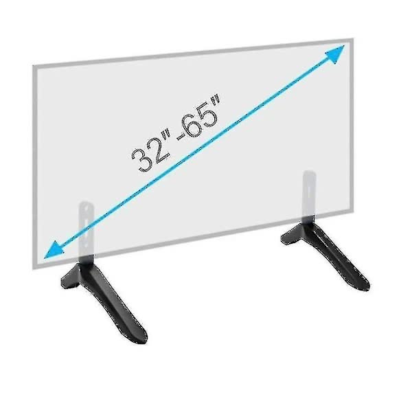 TV Stand Base with Universal Compatibility for 32-65 Inch TVs up to 45 kg Capacity